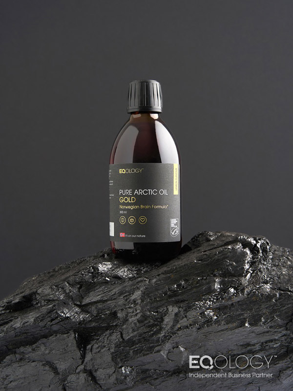 eqologo - pure arctic oil gold